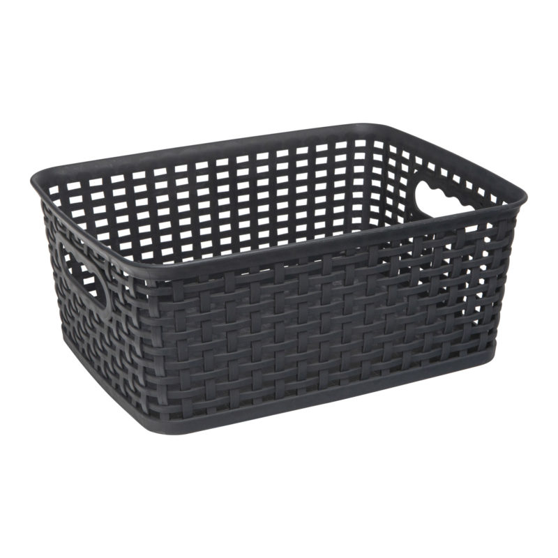 Small Plastic Rattan Basket – Dial Industries, Inc